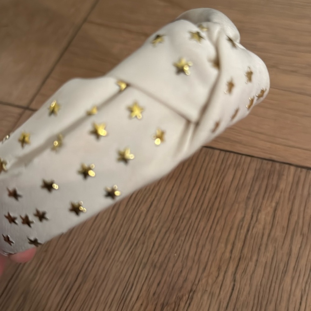 White and Gold Star Headband